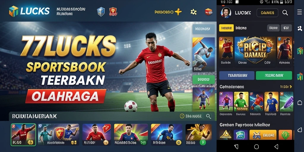 Tampilan gameplay di aplikasi 77LUCKS yang interaktif dan menarik.