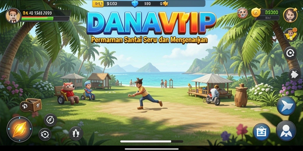 Tampilan gameplay seru dan mengasyikkan dari DANAVIP.