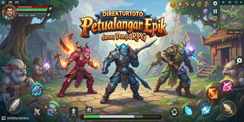 Tangkapan layar epik dari pertempuran dalam DIREKTURTOTO.