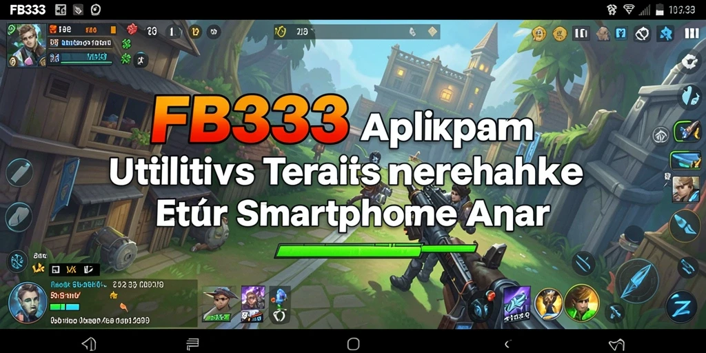 Tampilan aplikasi FB333 menampilkan alat bantu untuk optimasi perangkat.