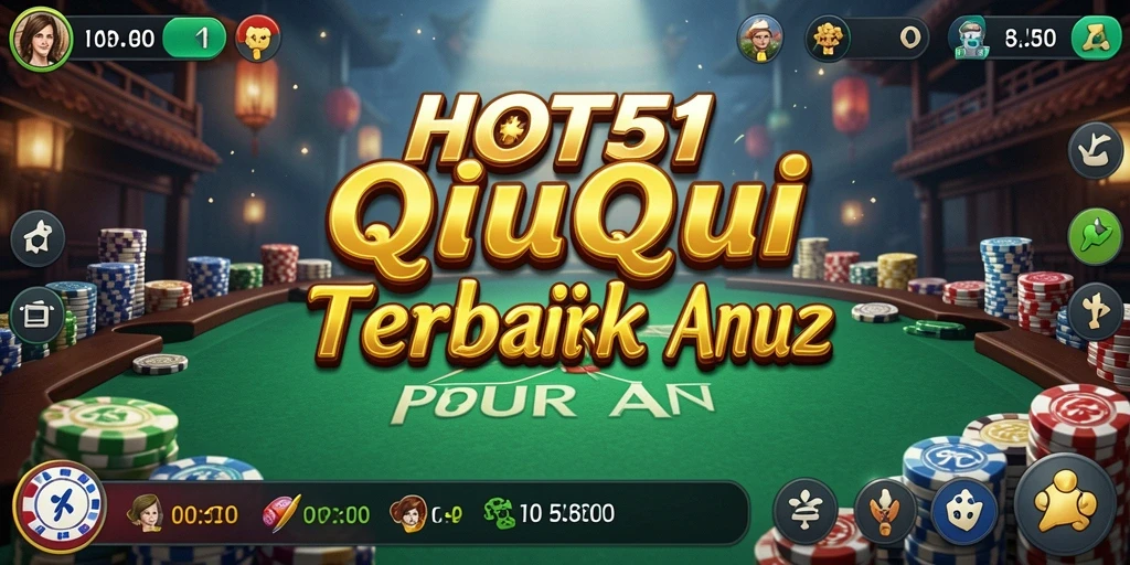 Screenshot gameplay HOT51 menampilkan keseruan bermain QiuQiu.