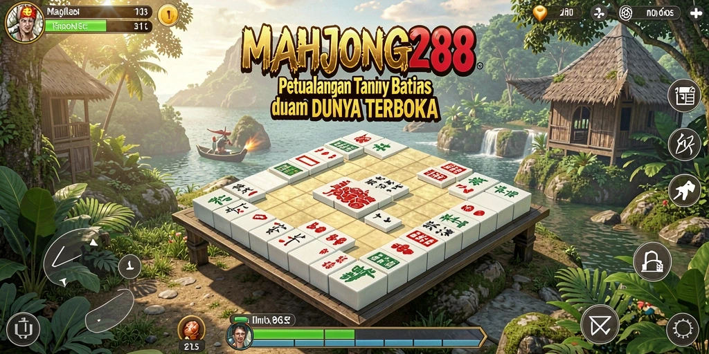 Tampilan gameplay MAHJONG288 yang menonjolkan keindahan dunia terbuka.