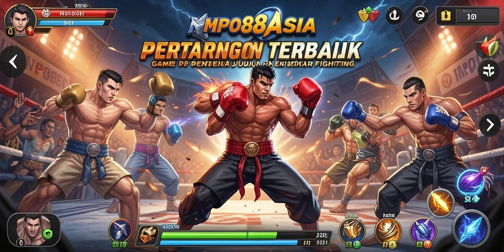 Tangkapan layar MPO88ASIA menampilkan aksi pertarungan yang intens dan karakter yang dinamis.