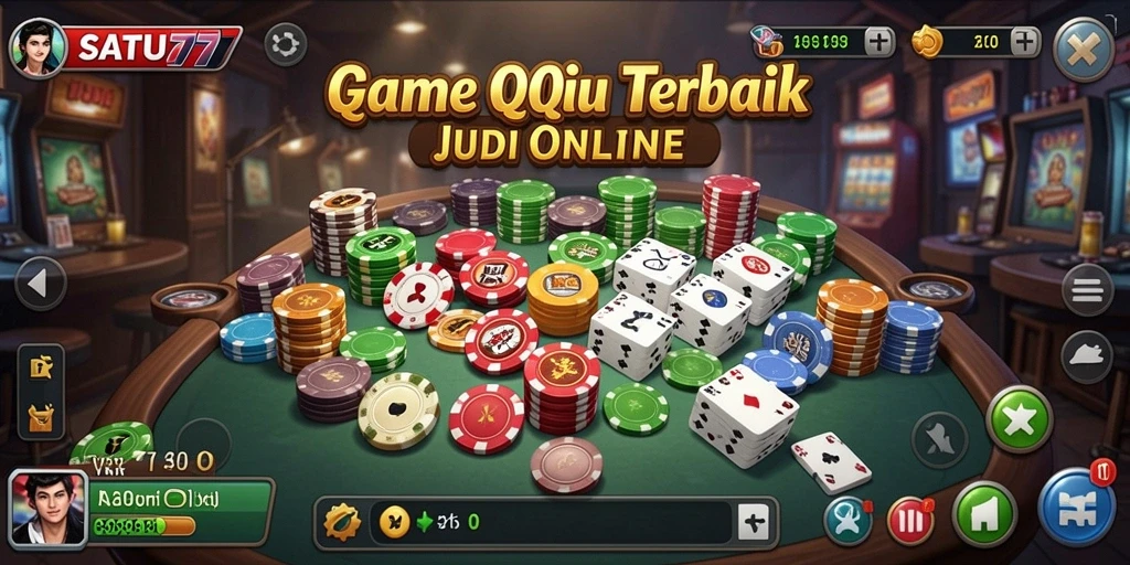 Gameplay QiuQiu yang seru dan menghibur di SATU77.