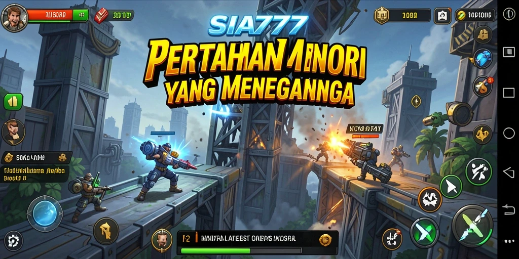 Tampilan gameplay SIA777 yang menegangkan dalam Tower Defense.