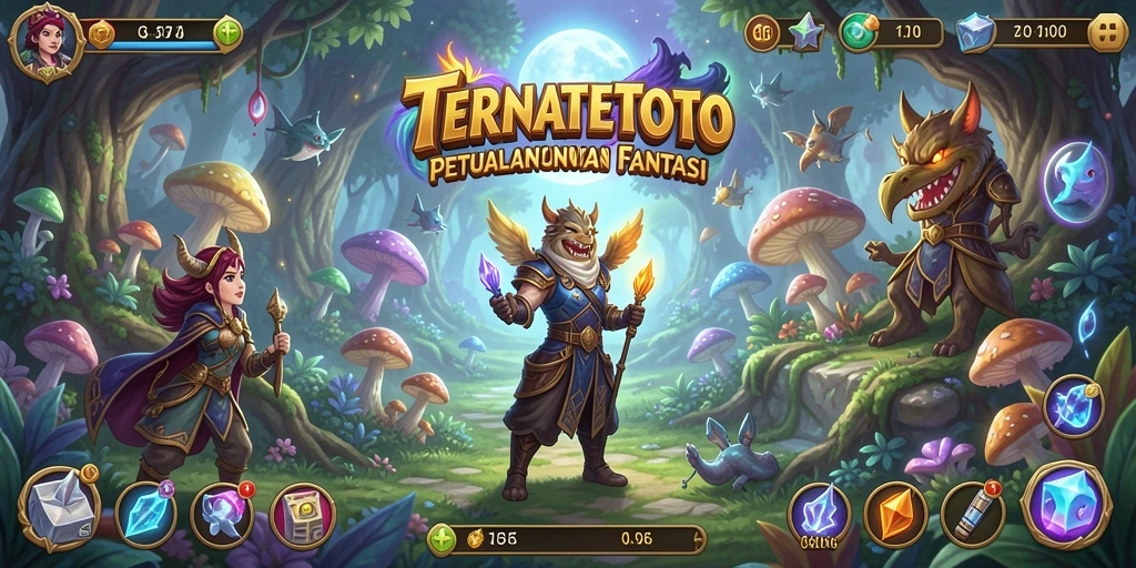 Tangkapan layar utama TERNATETOTO menampilkan aksi petualangan yang seru.